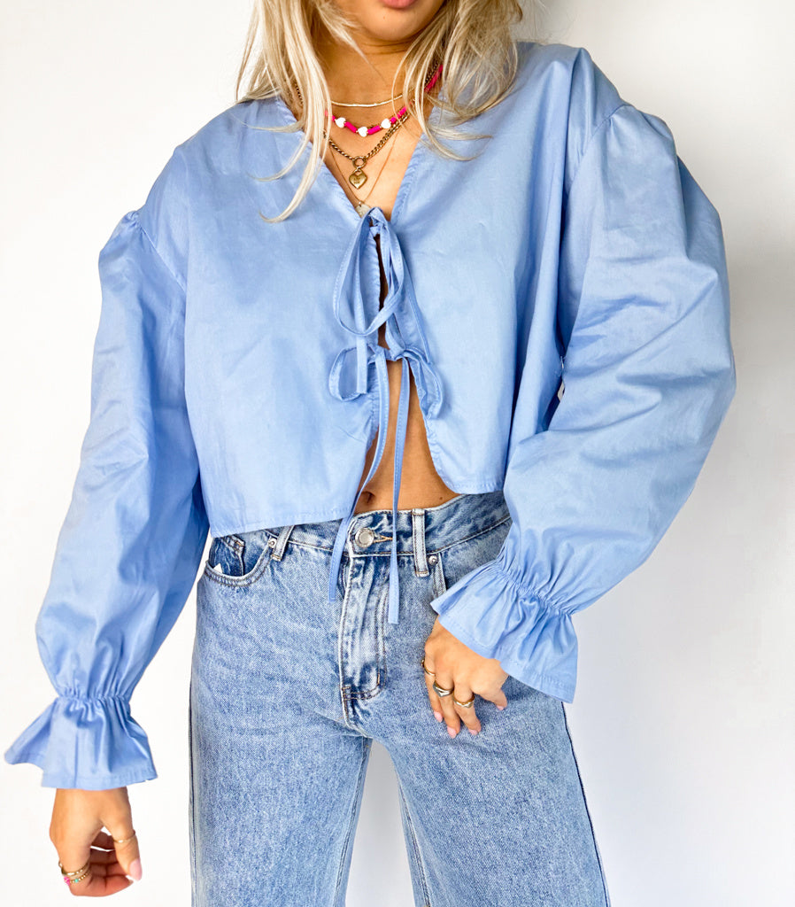 Amalfi Blouse Blue