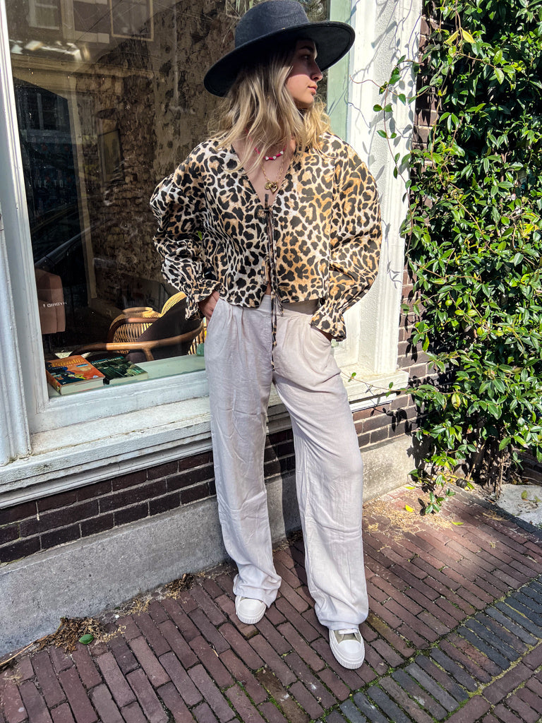 Amalfi Blouse Leopard