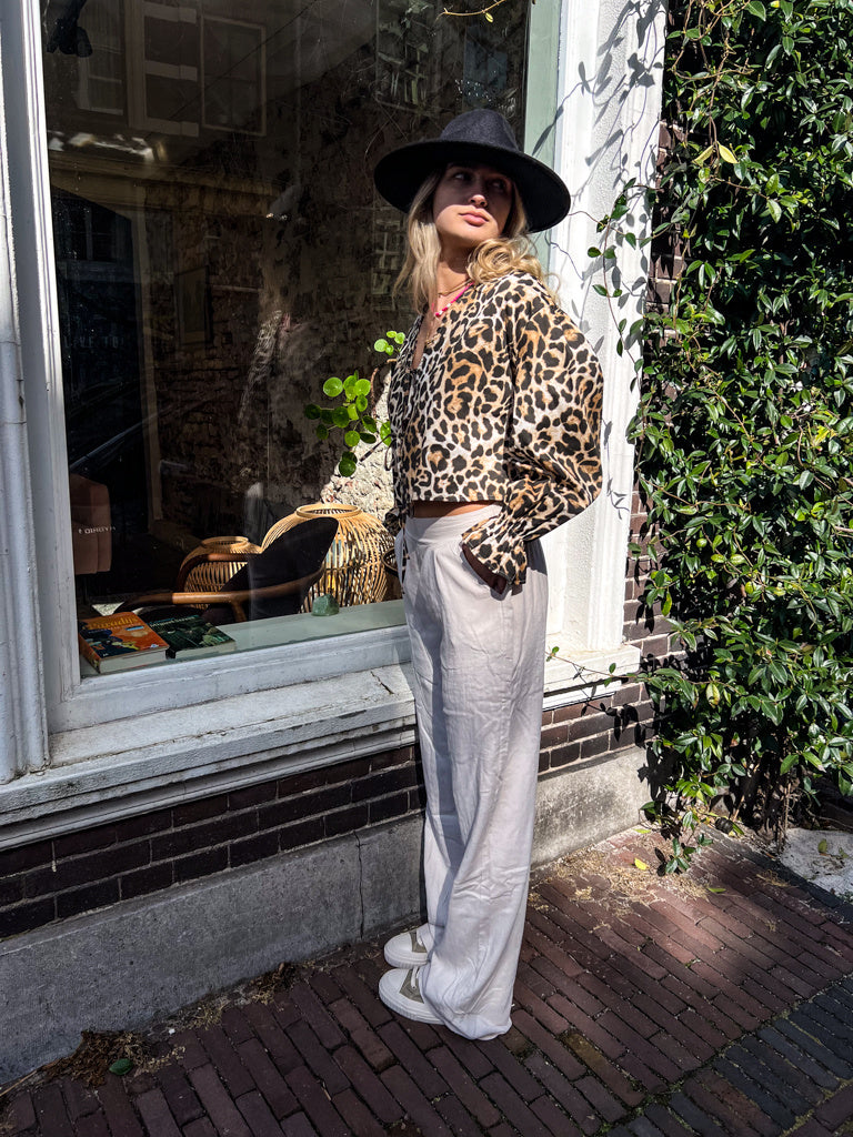 Amalfi Blouse Leopard