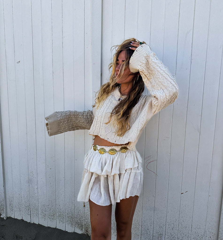 Bambu Cropped Knit