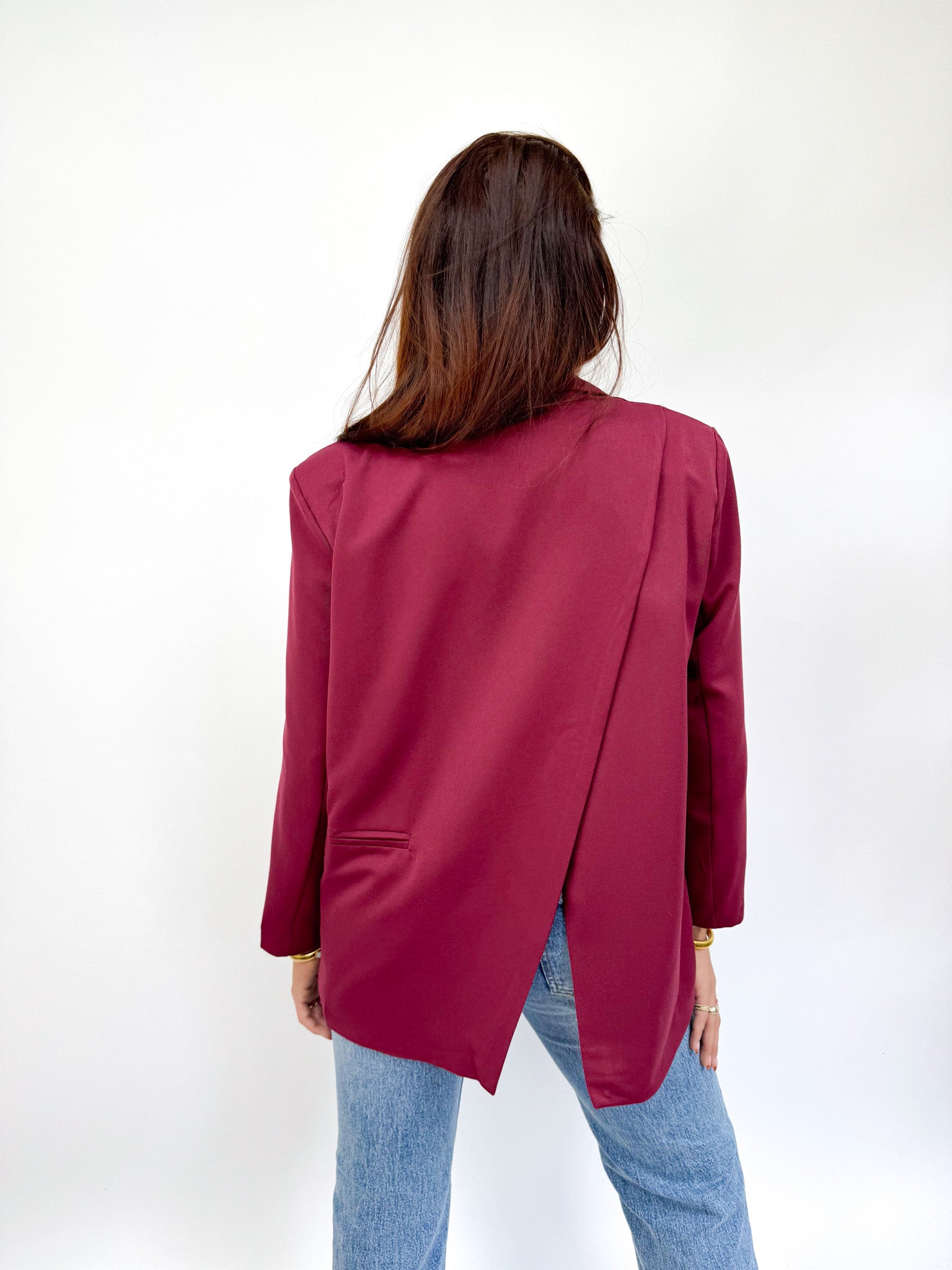 Blair Blazer Bordeaux