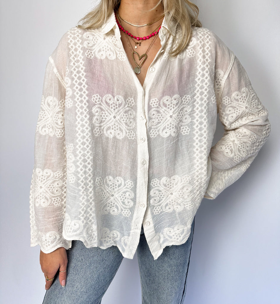 Celeste Blouse Creme