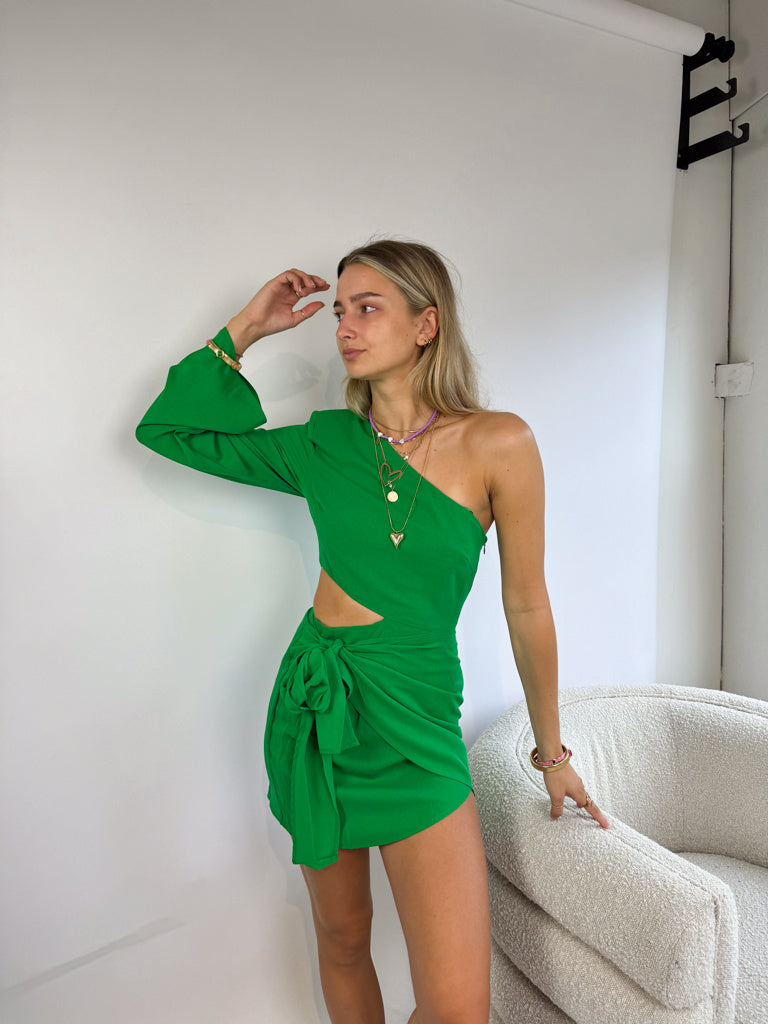 Charlotte Dress Green