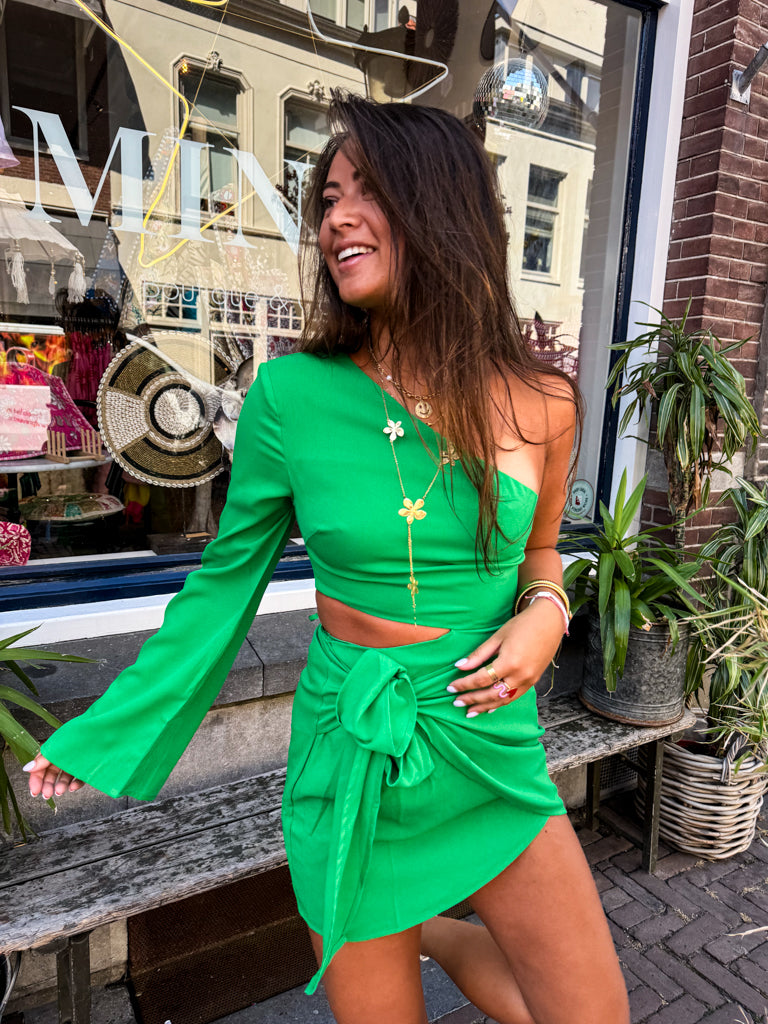 Charlotte Dress Green