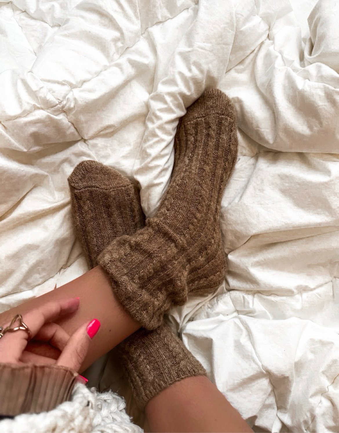 Cozy Socks Camel