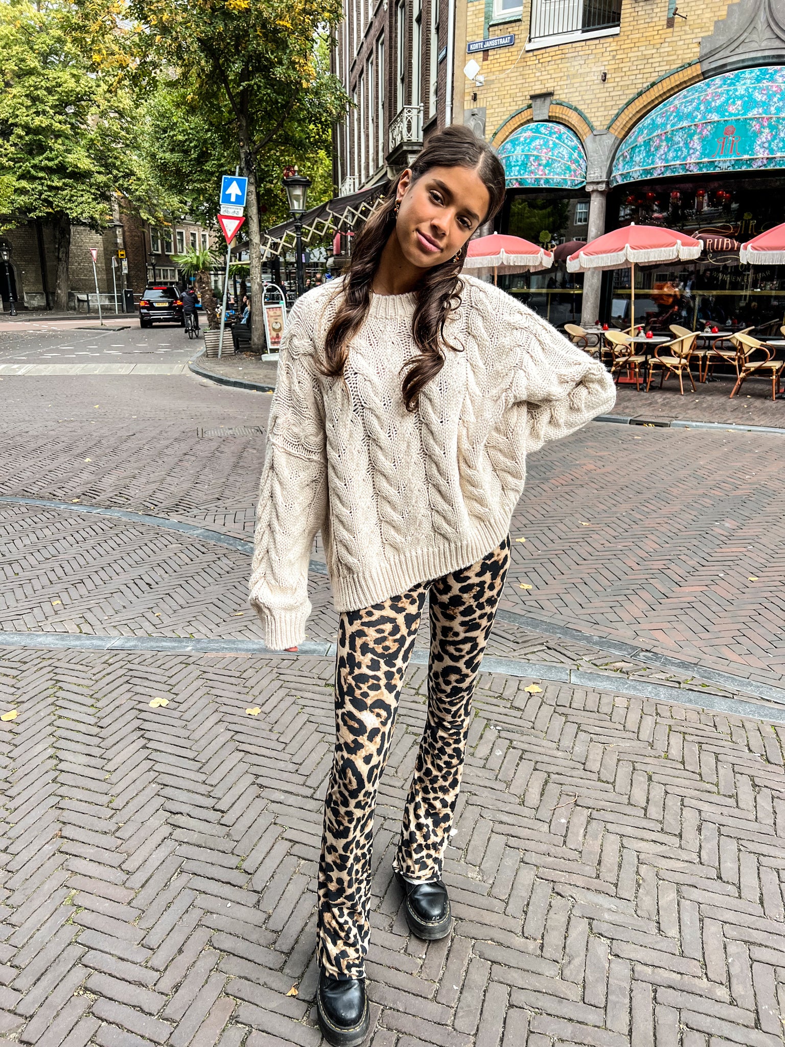 Flared Pants Leopard