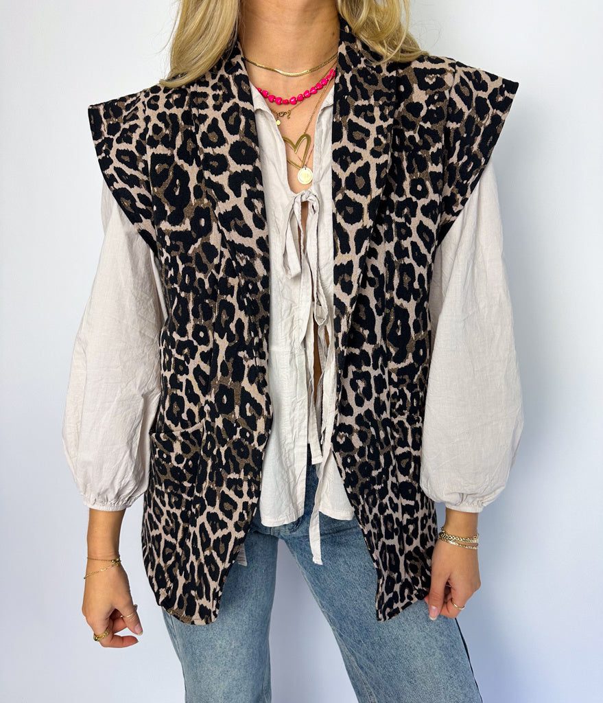 Daimy Leopard Gilet