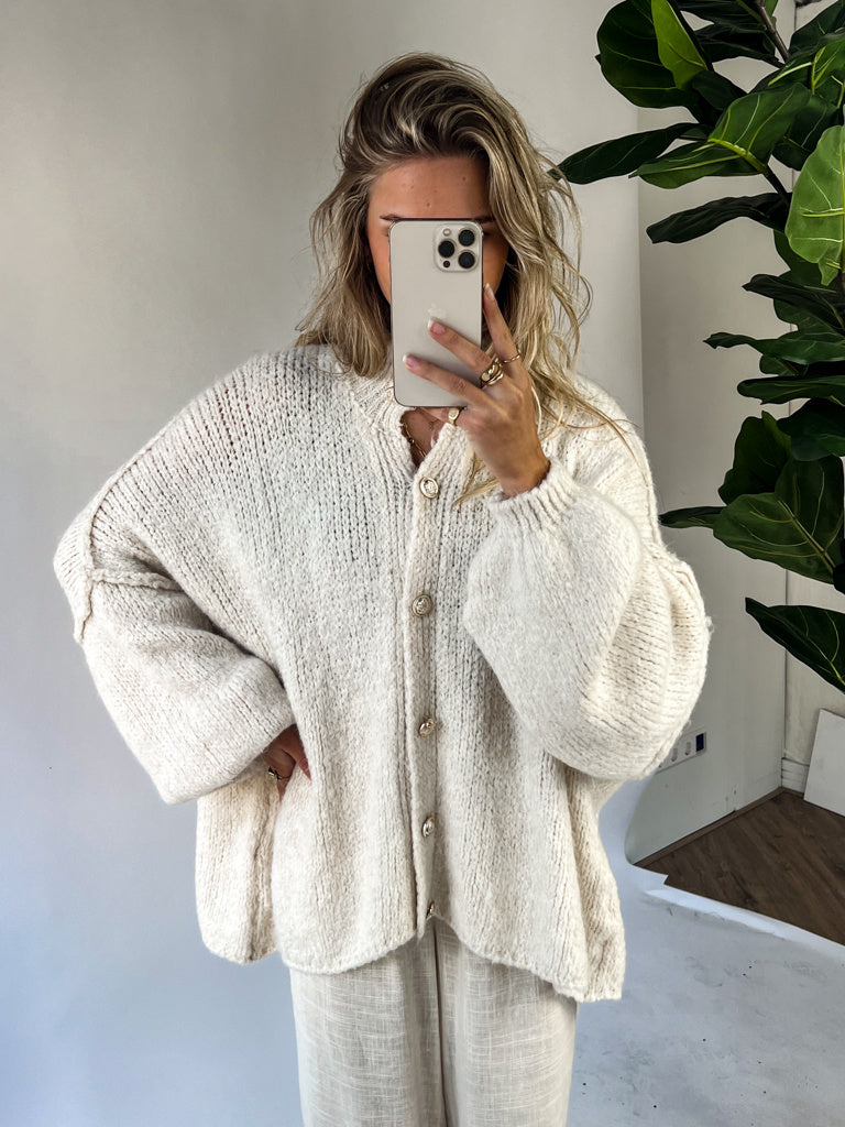 Desire Cardigan Ecru