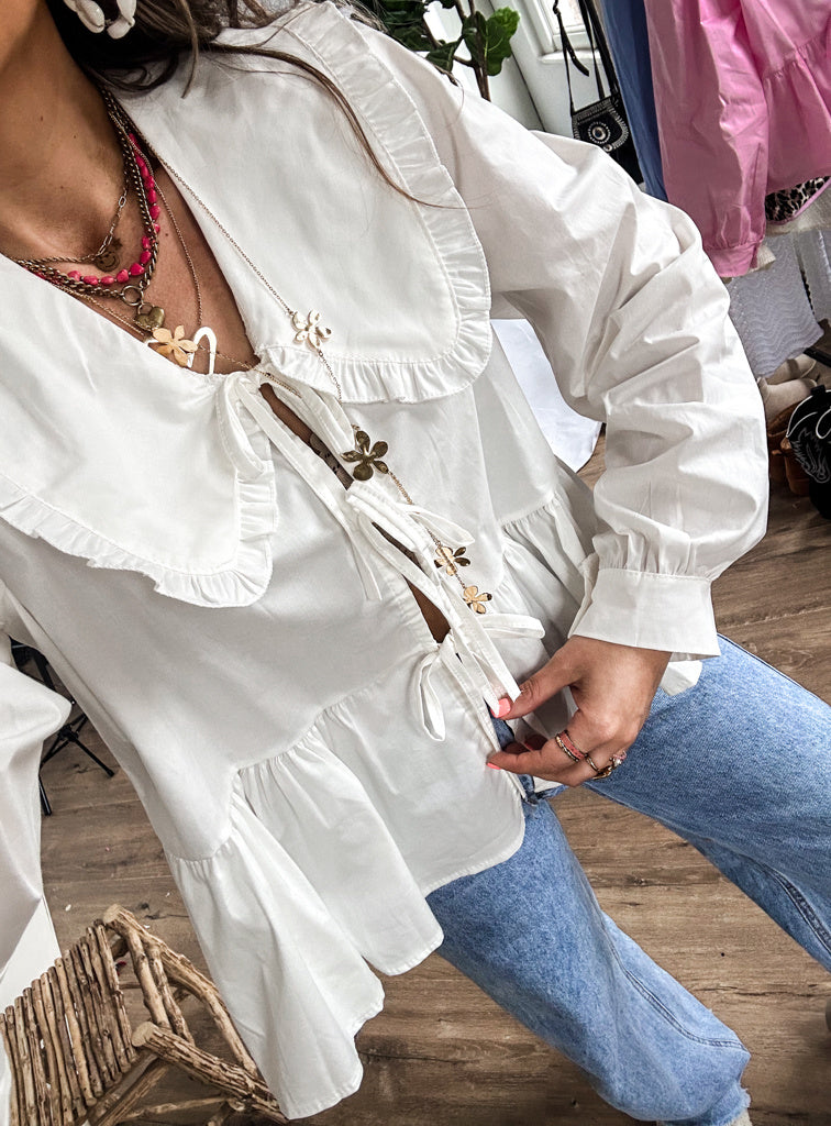 Dolly Blouse White