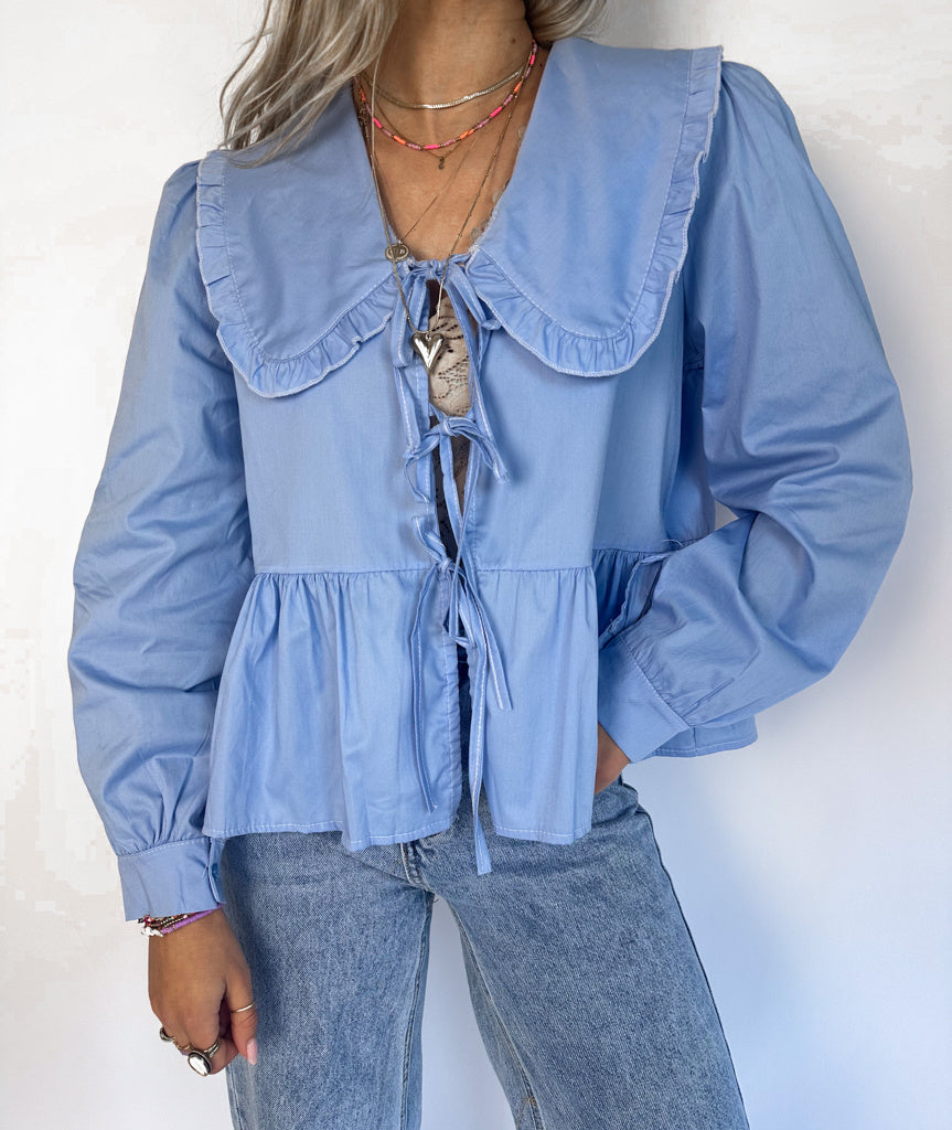 Dolly Blouse Skye Blue