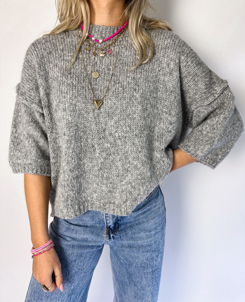 Donna Knit Grey