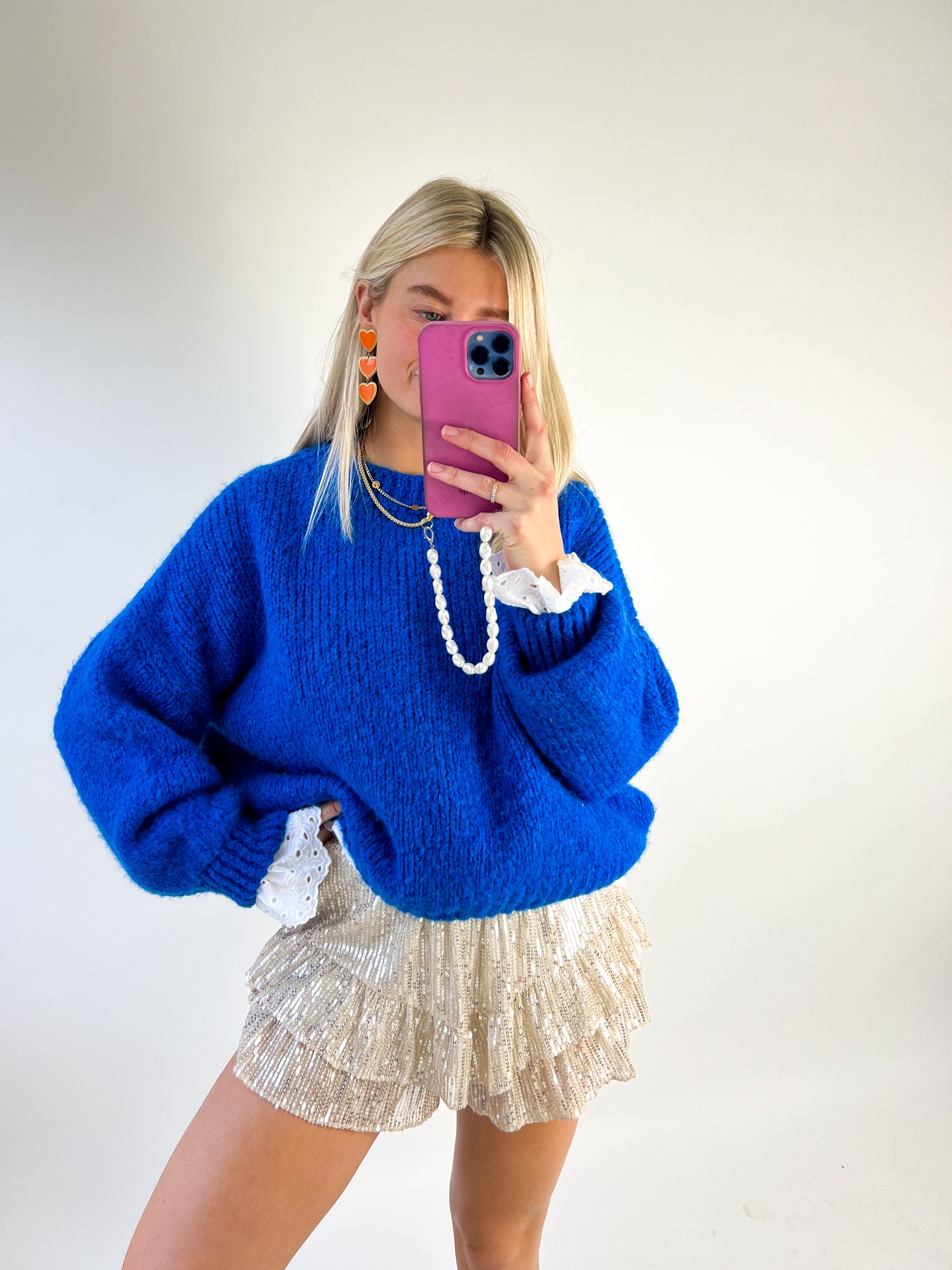 Rosa Knit Cobalt Blue