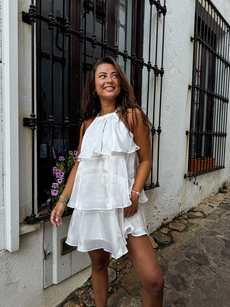 El Mar Dress White