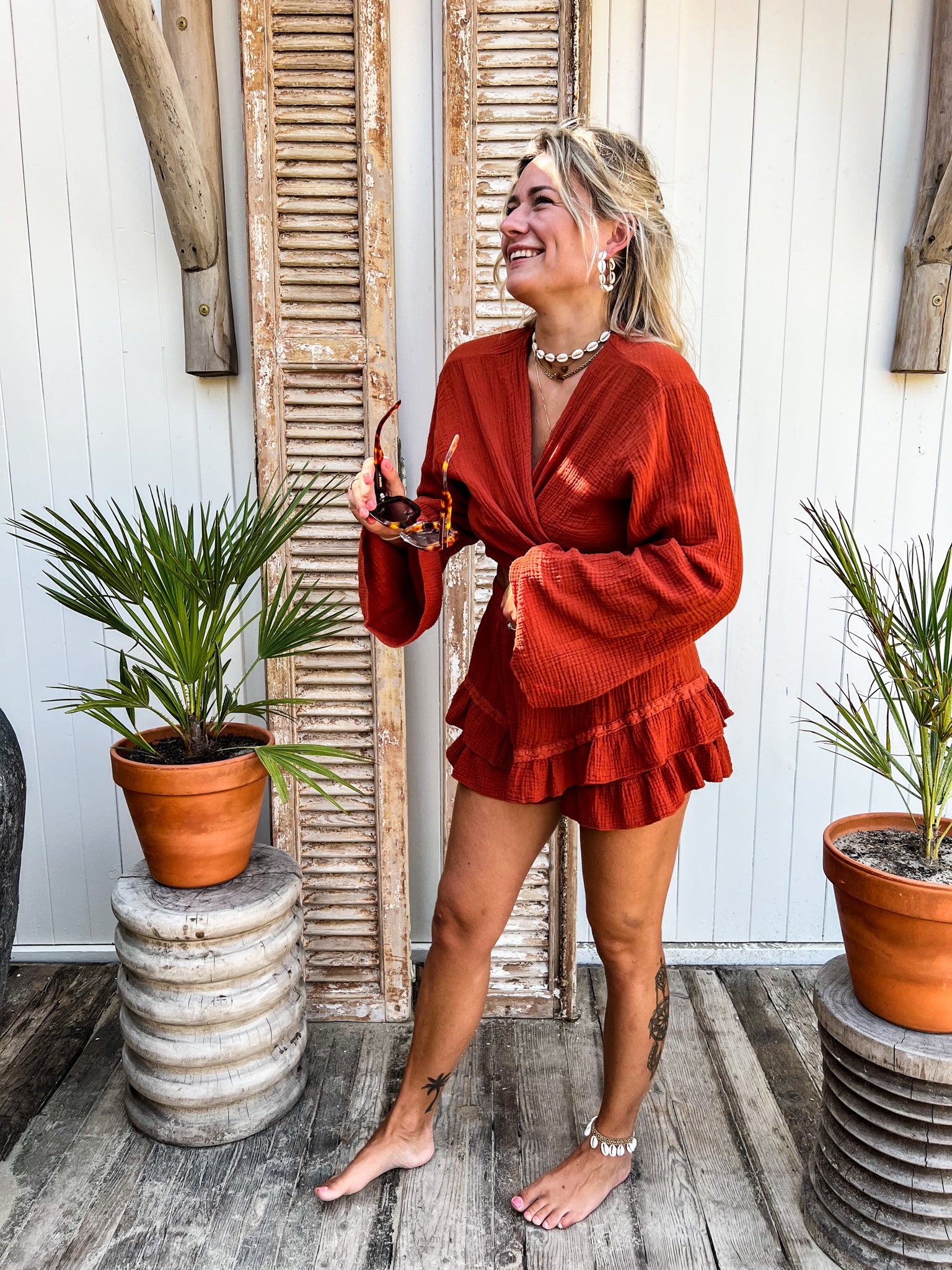 Palermo Skort Rust