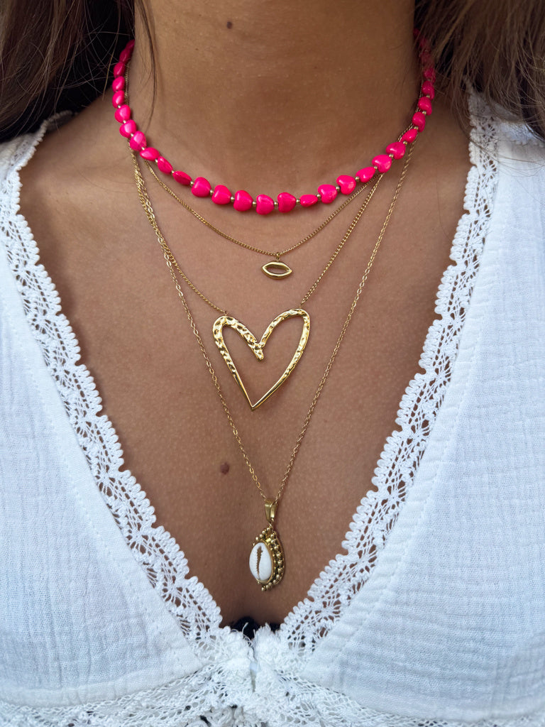 Open Heart Necklace