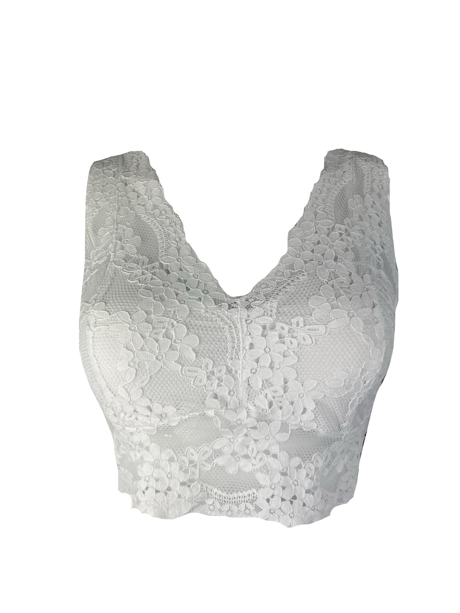 Gaia Bralette White