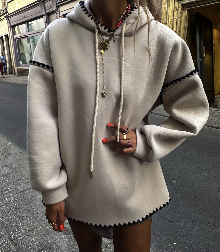 Gigi Hoodie Beige