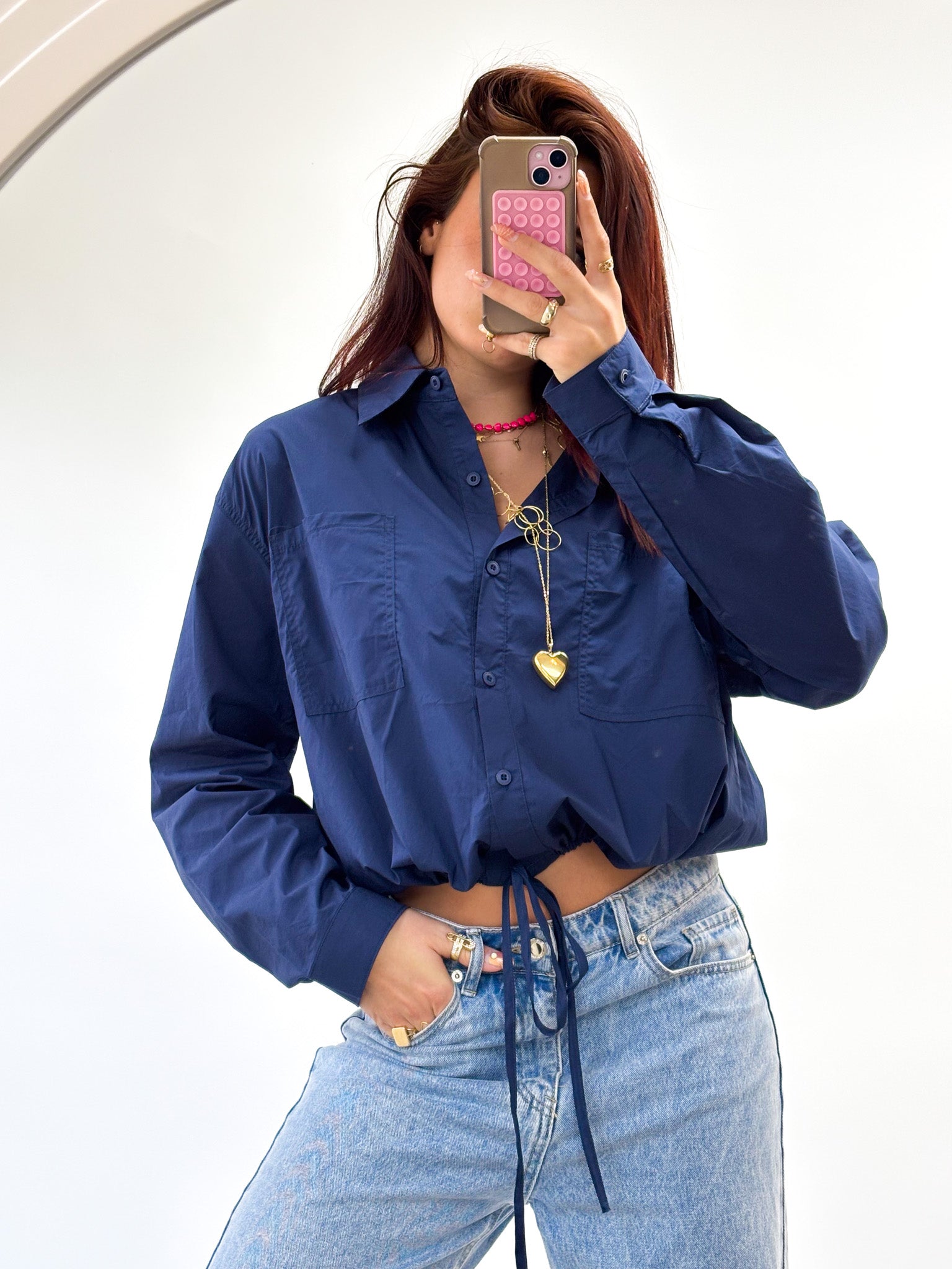 Guus Blouse Navy