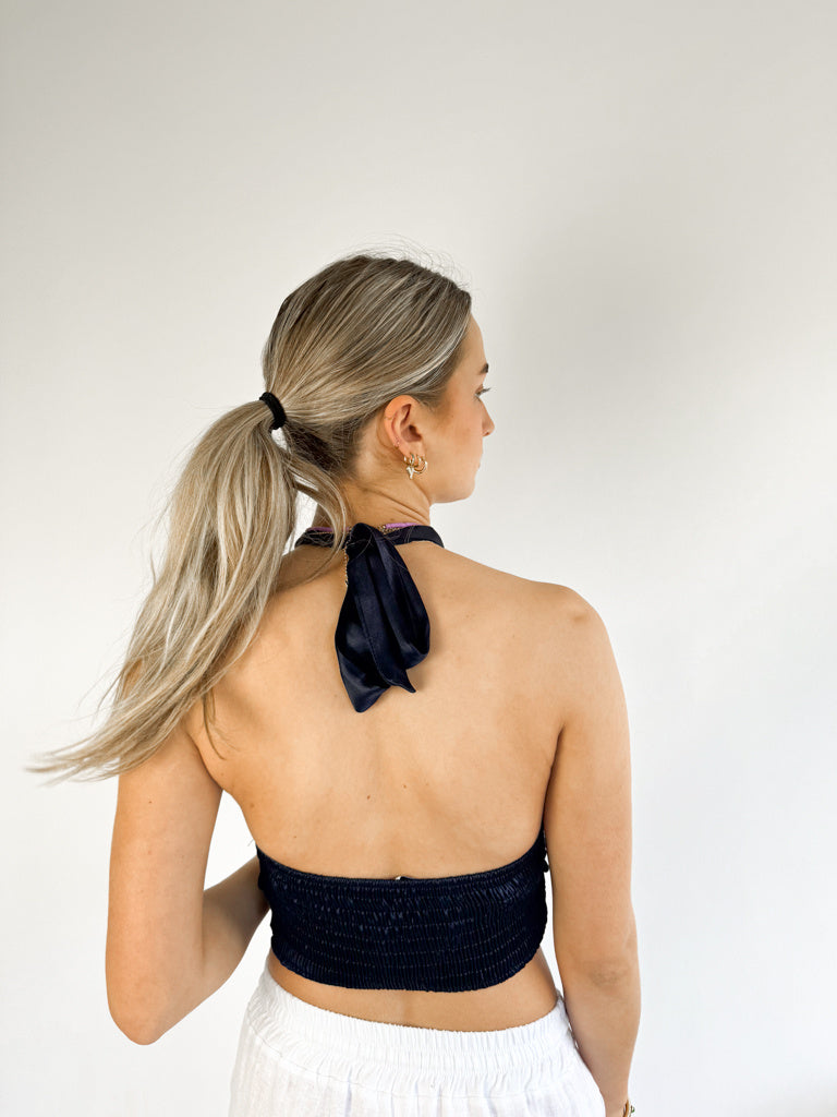 Halter Top Navy