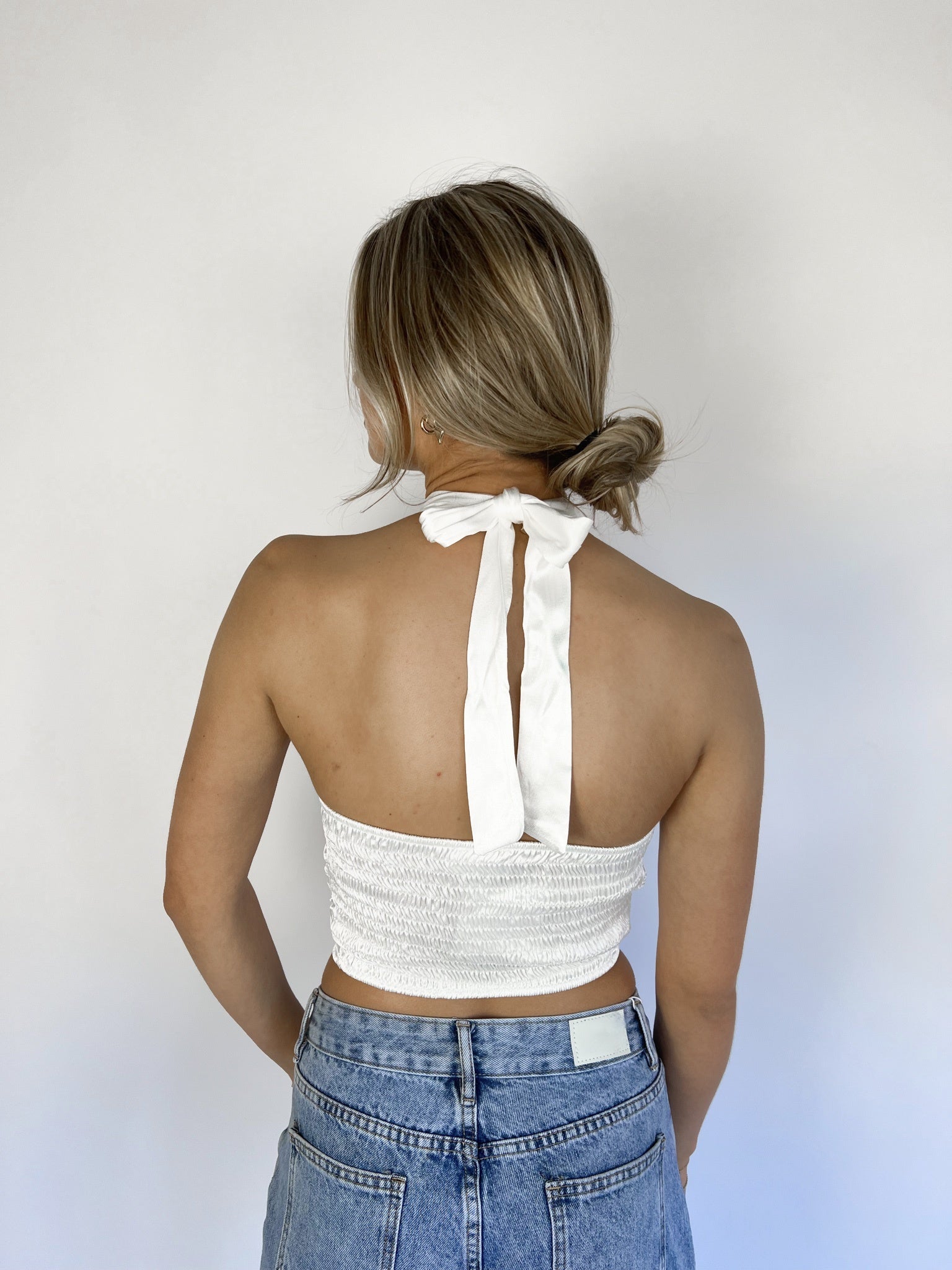 Halter Top White