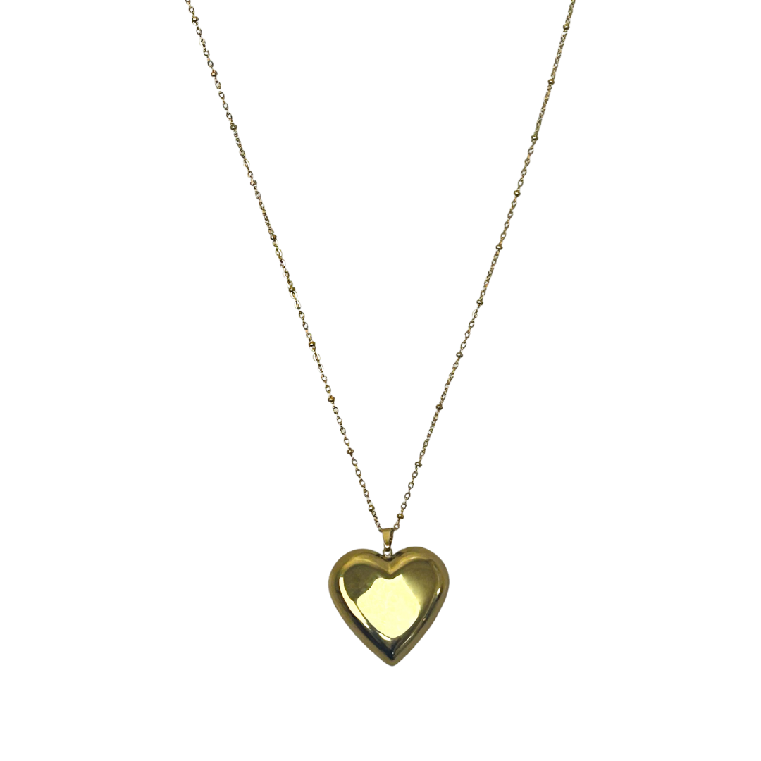 Sassy Sweetheart Necklace Gold