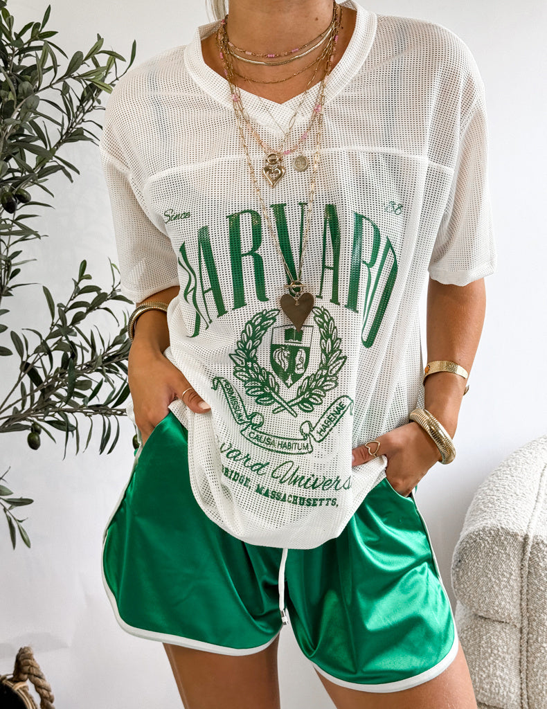 Harvard Shorts Green