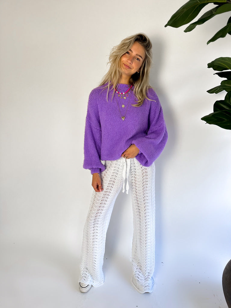 Rosa Knit Purple