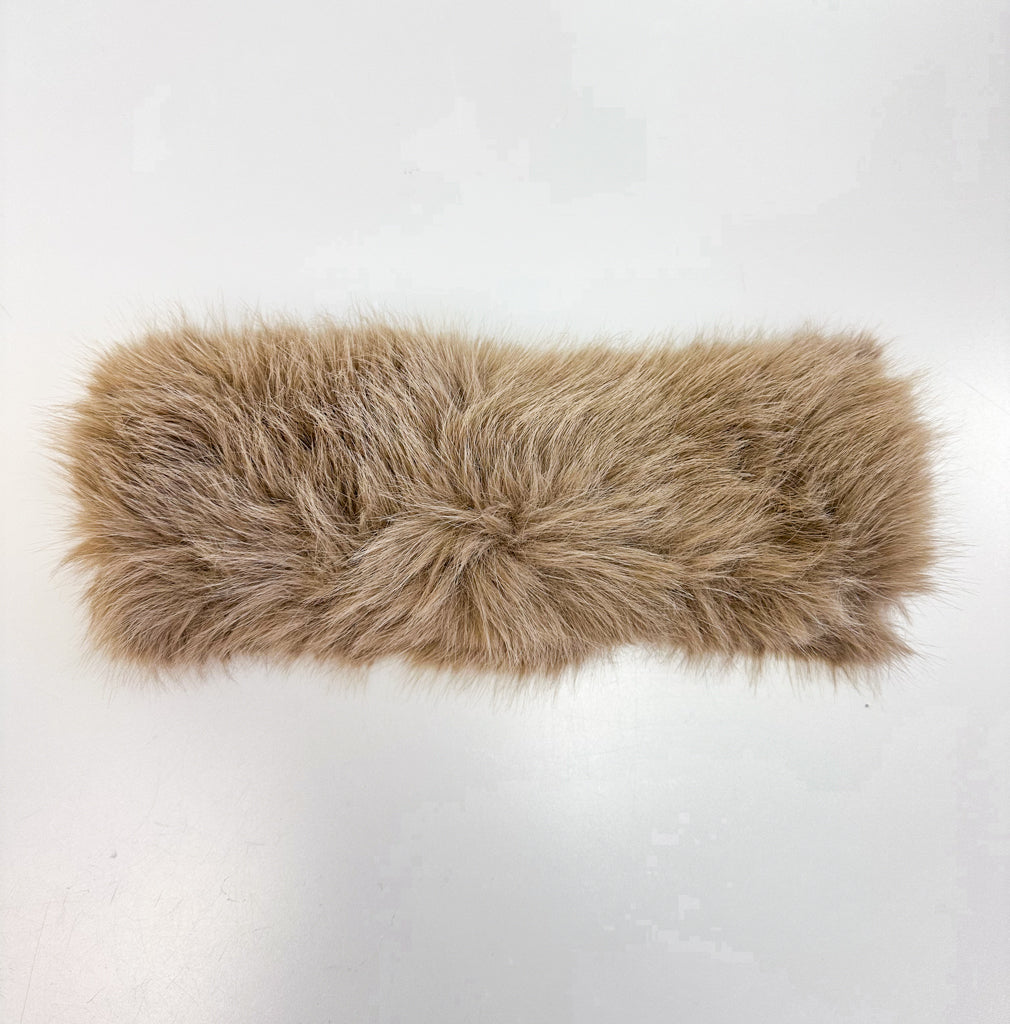 Hoofdband Fluffy Taupe