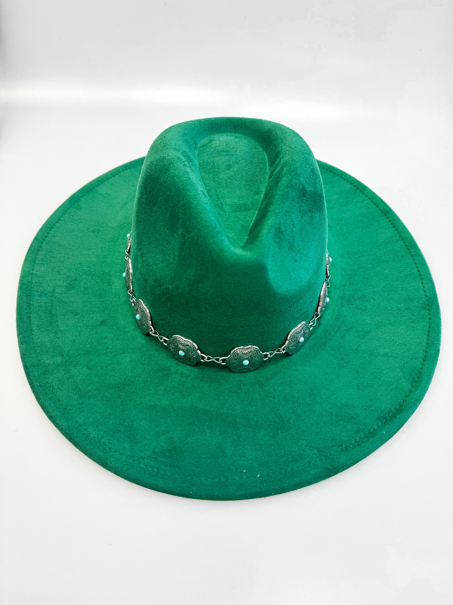 Iconic Silver Charm Hat Green