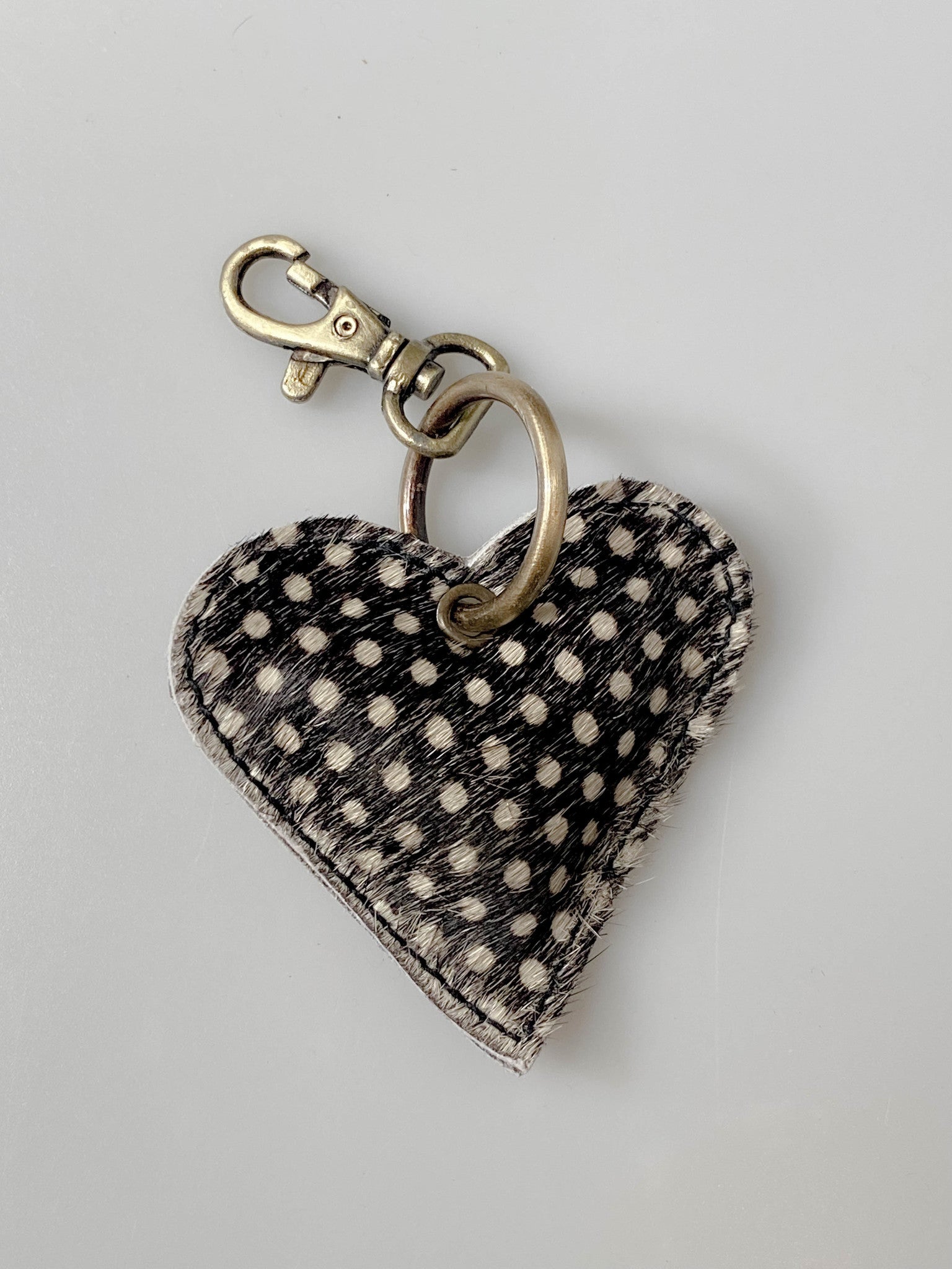 Cheetah Dark Heart Keychain