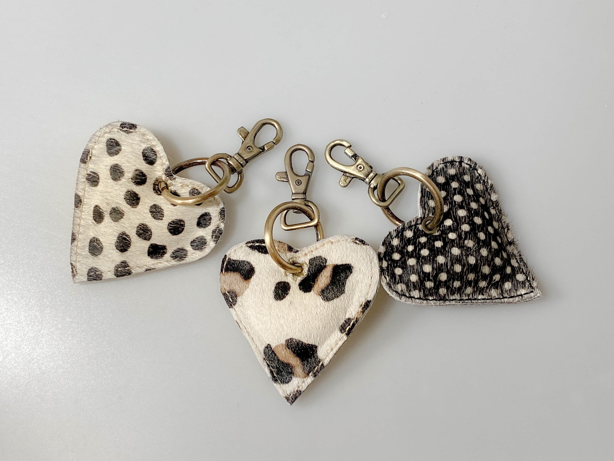 Cheetah Dark Heart Keychain