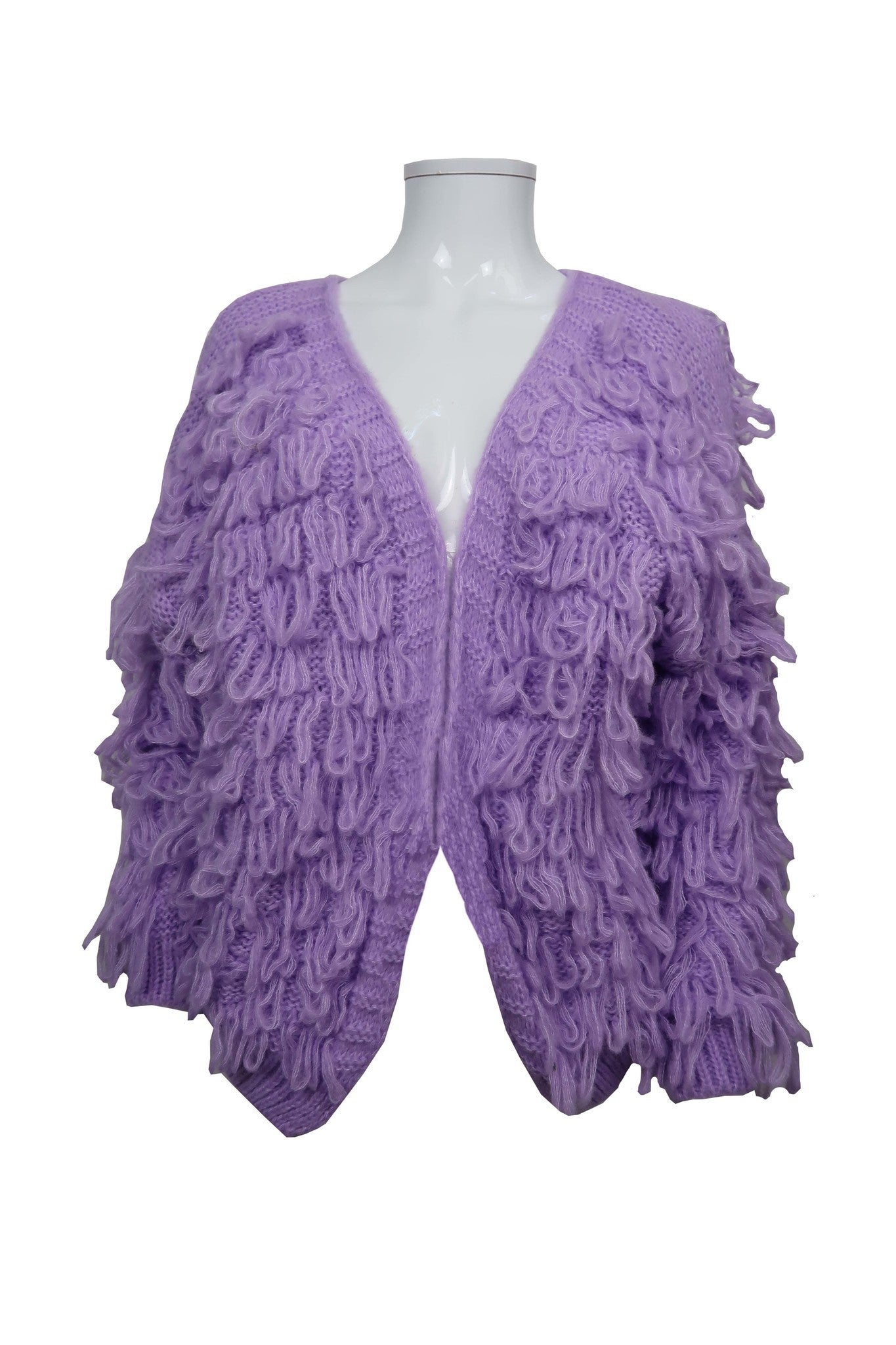 Fringe Vest purple