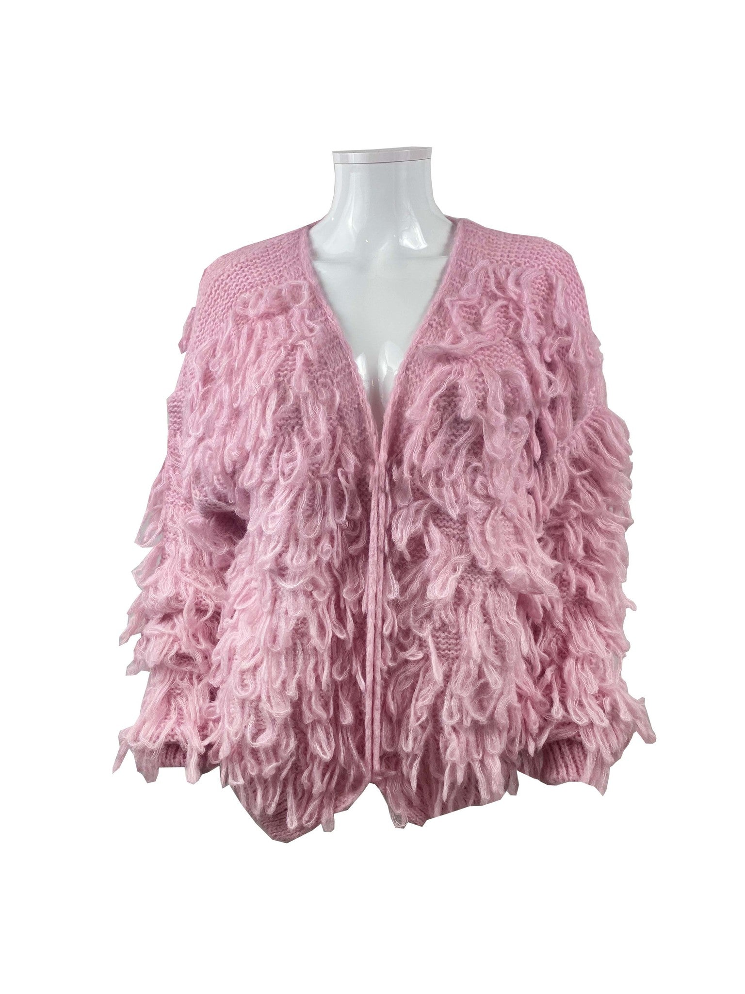 Fringe Vest Rose