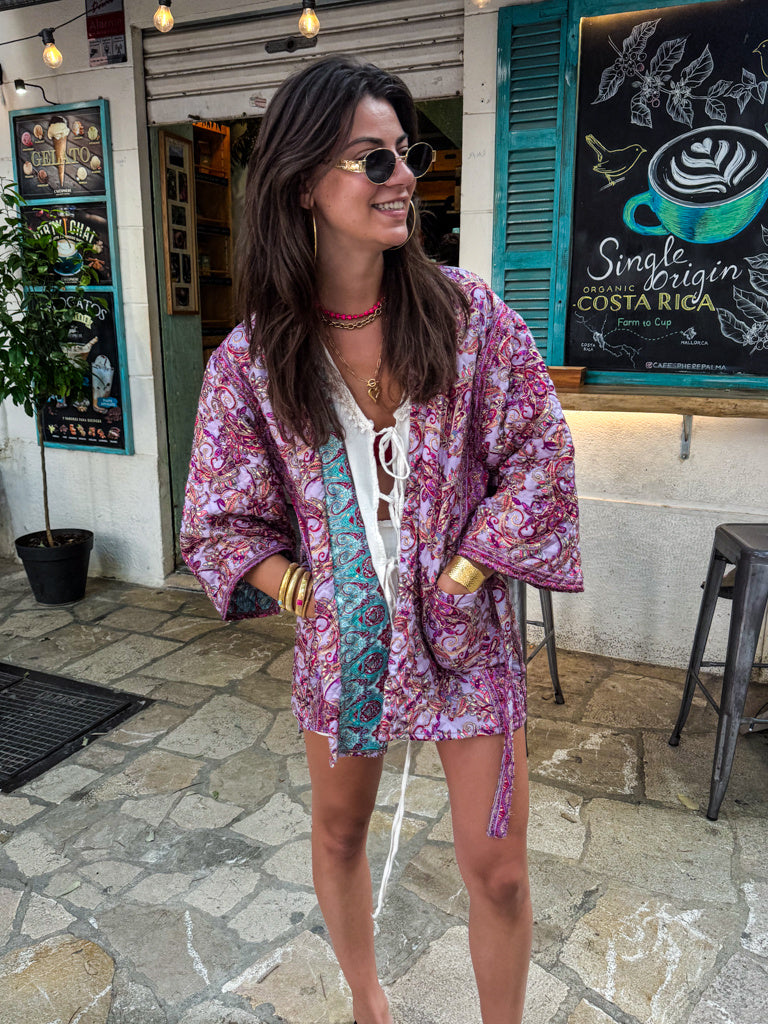 Island Kimono Lila