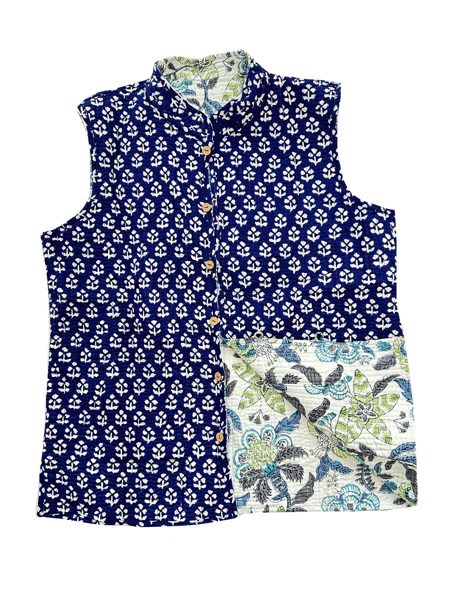 Jaina Gilet Clover Blue