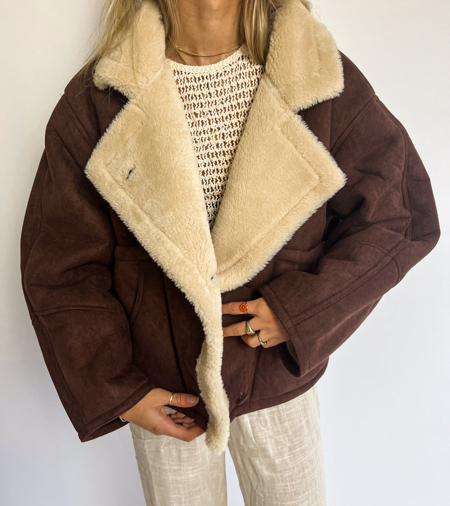 Lammy Coat Brown