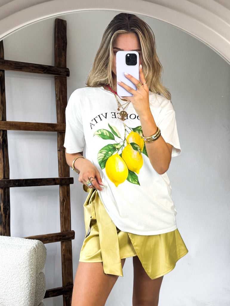 Lemon T-Shirt White