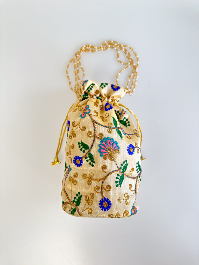 Lima Bucket Bag Blue Flower