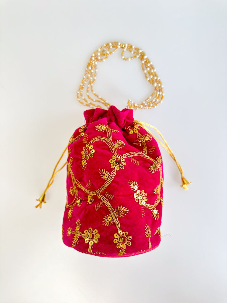 Lima Bucket Bag Fuchsia