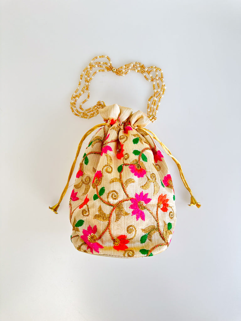 Lima Bucket Bag Pink Flower