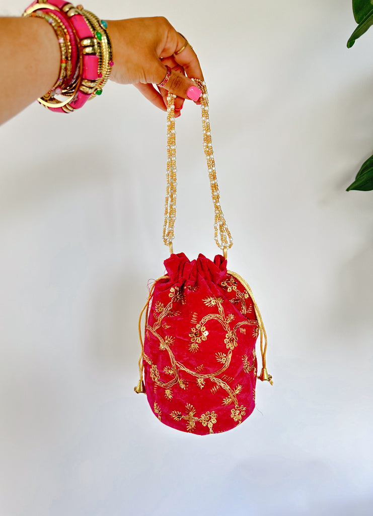 Lima Bucket Bag Fuchsia