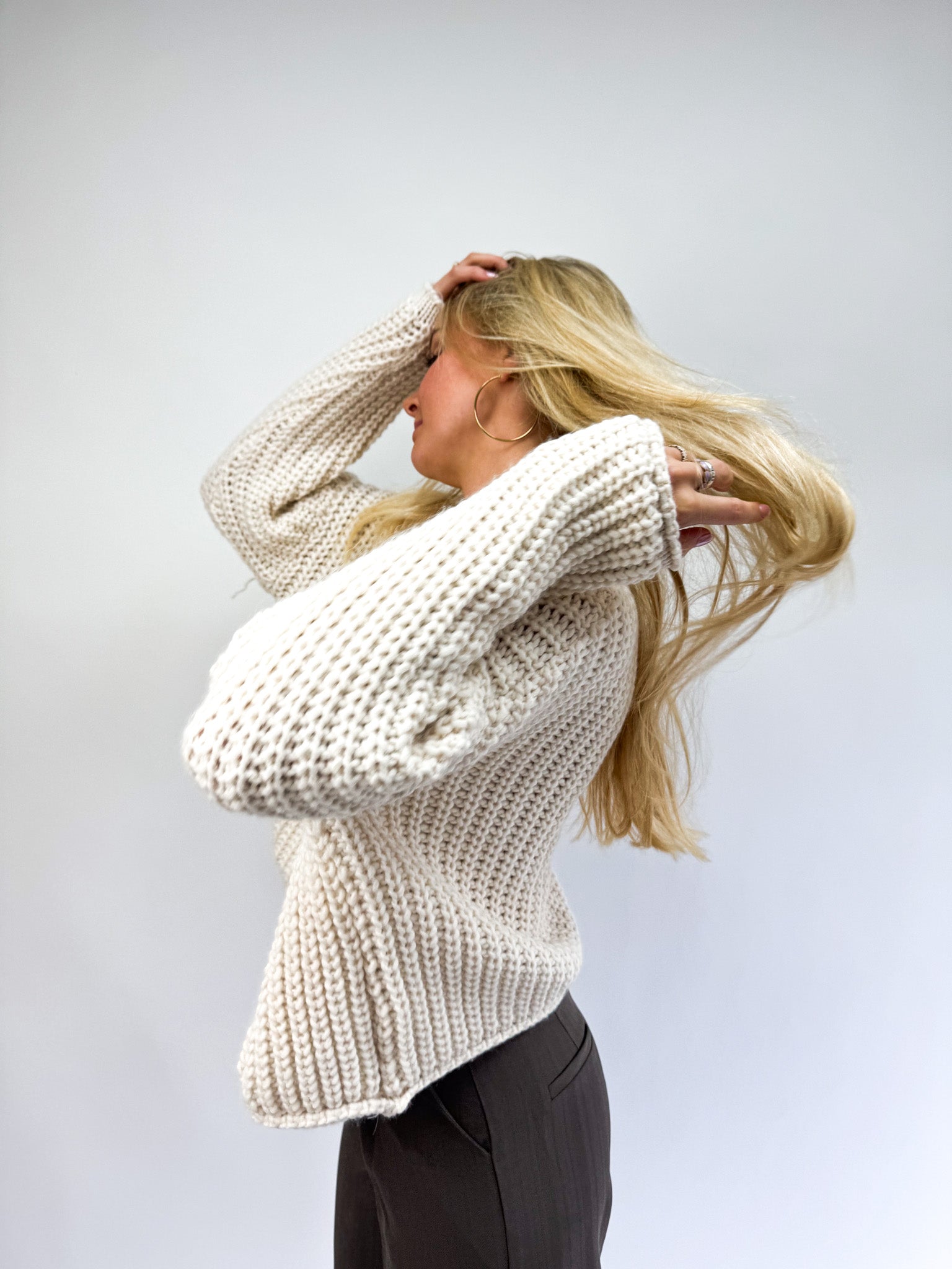 Liza Knitted Vest Sand