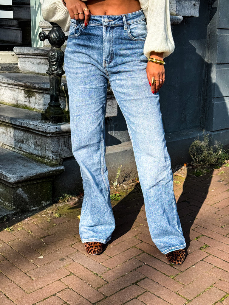 Londen Straight Leg Jeans Blue