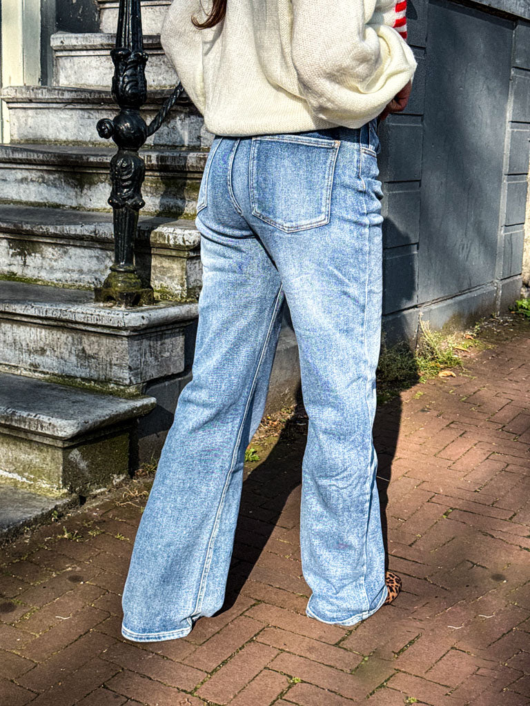 Londen Straight Leg Jeans Blue