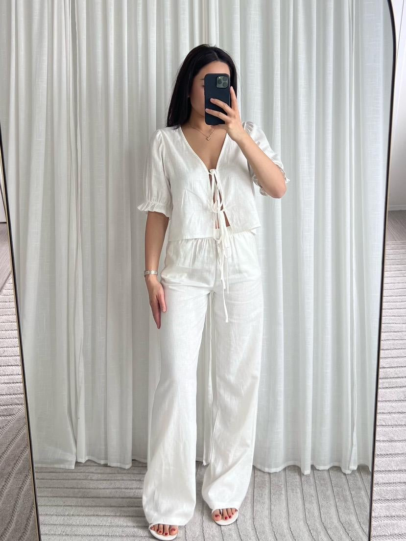 Louvre Trousers White