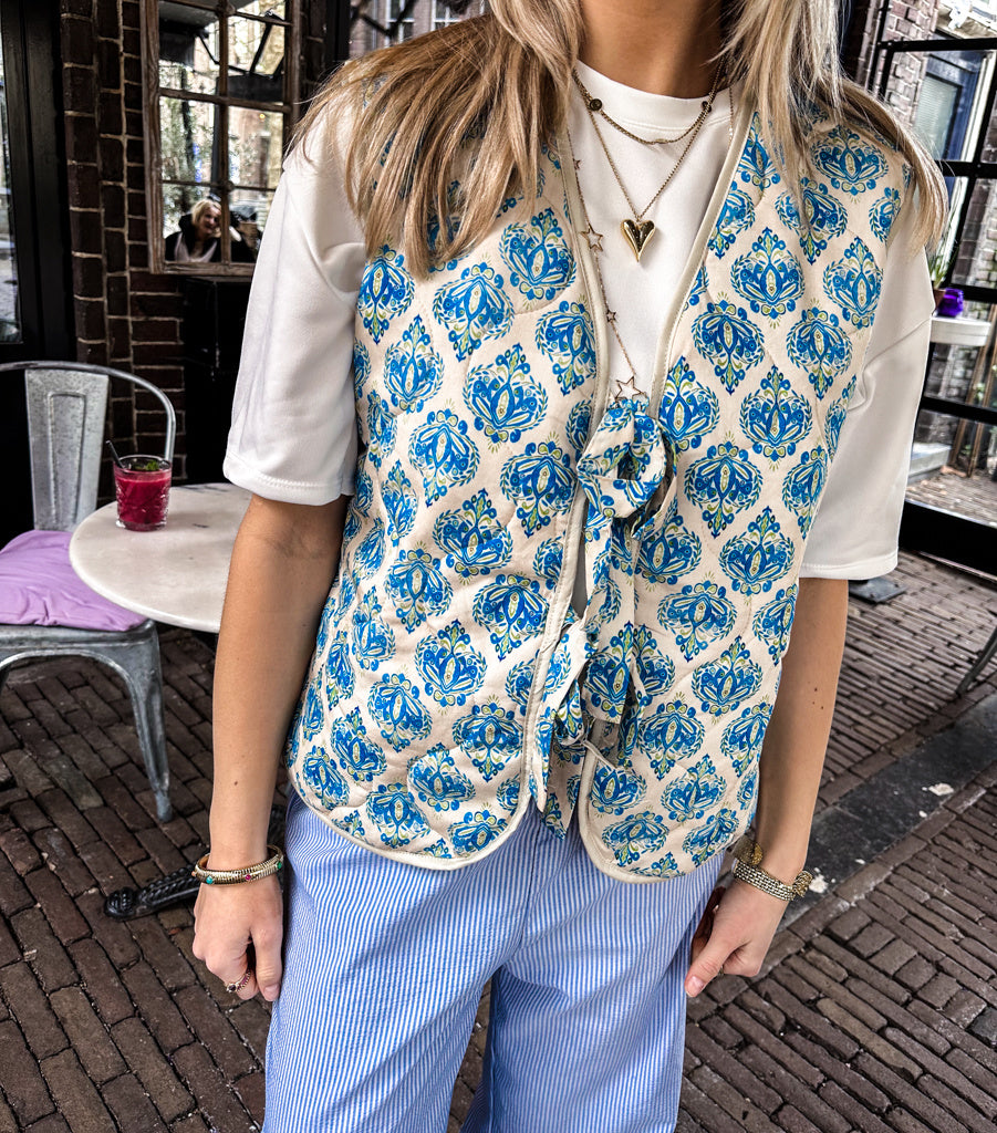 Saar Gilet Blue