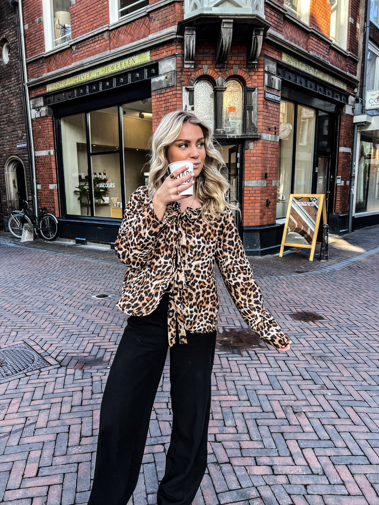 Maeve Leopard Jacket