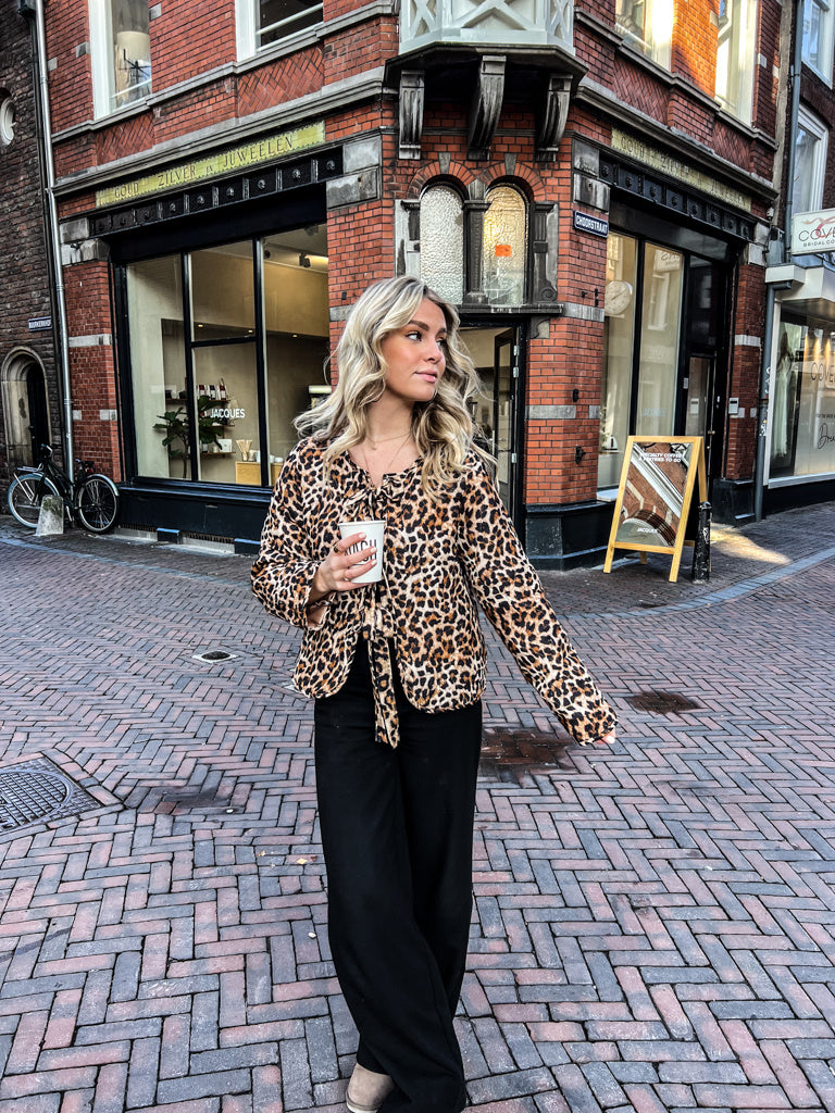 Maeve Leopard Jacket