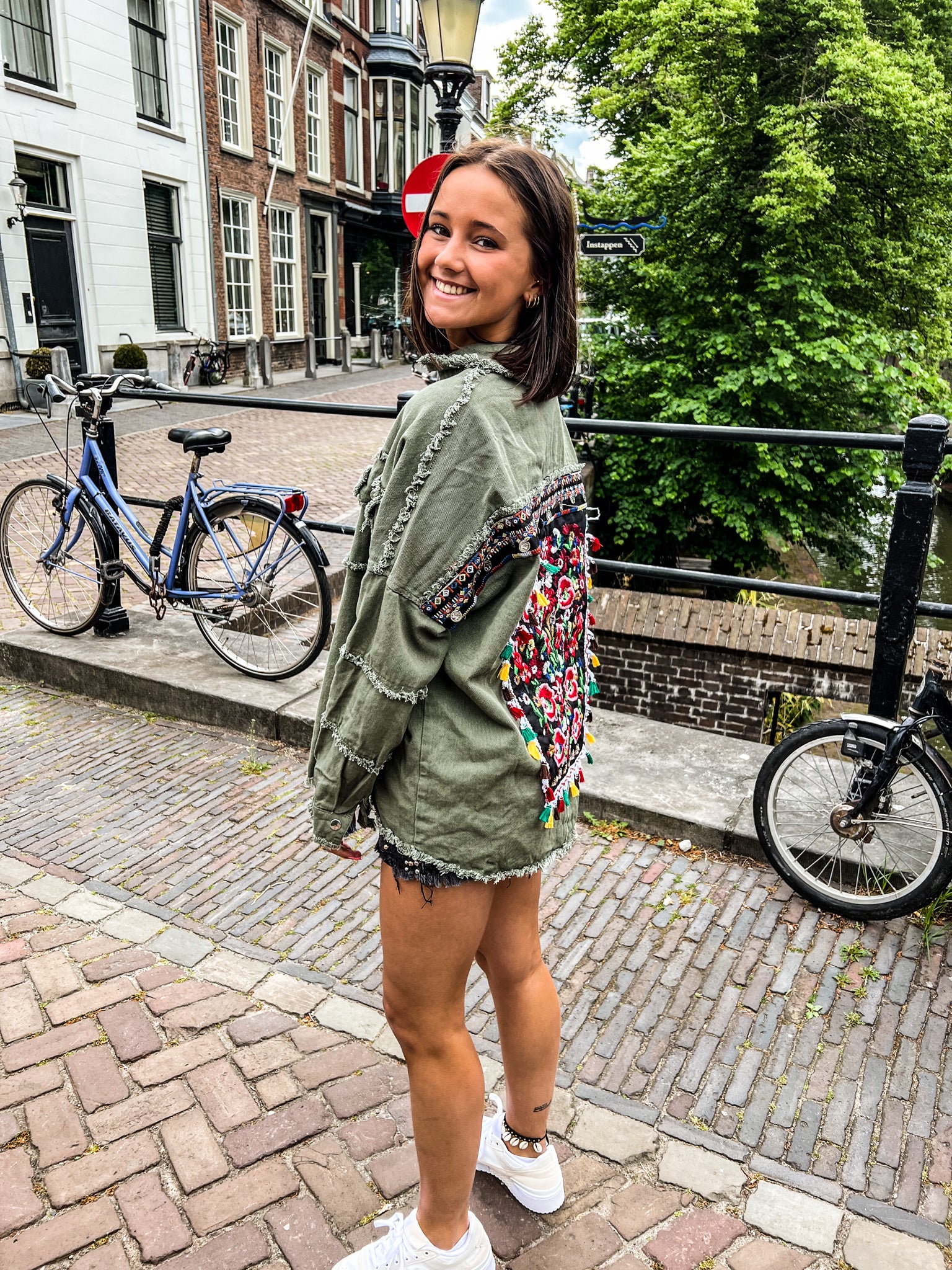 Maia Boho Jacket Green