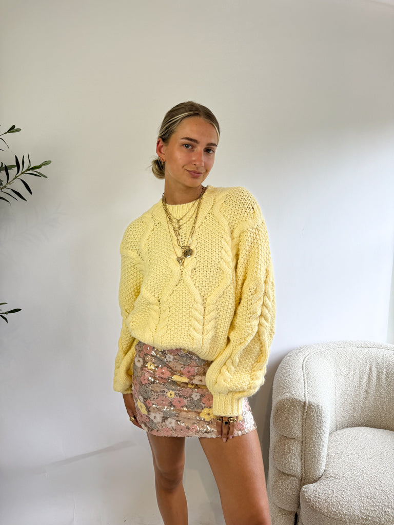 Naomi Knit Lemon